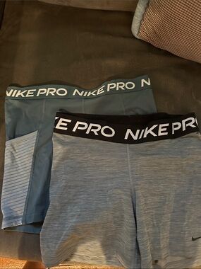 Two Pairs of Nike Pro Training Shorts